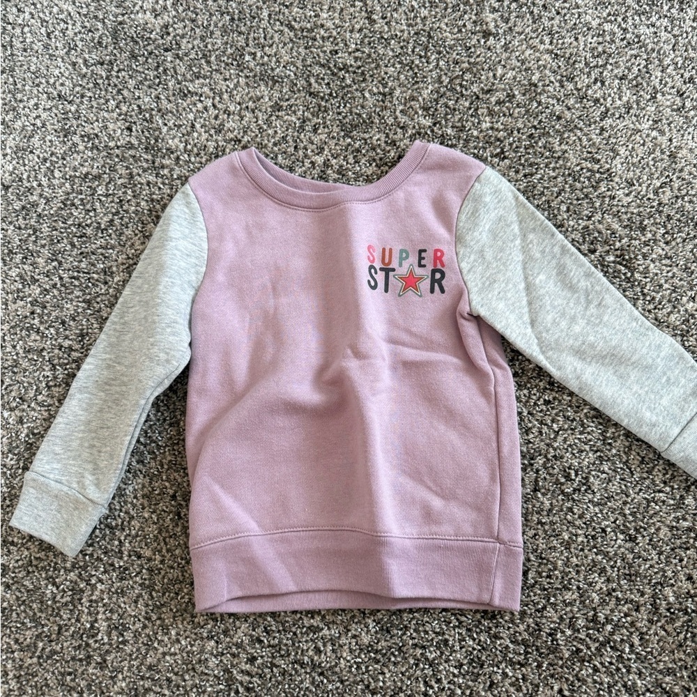 Garanimals Super Star Sweatshirt - Pink and Gray